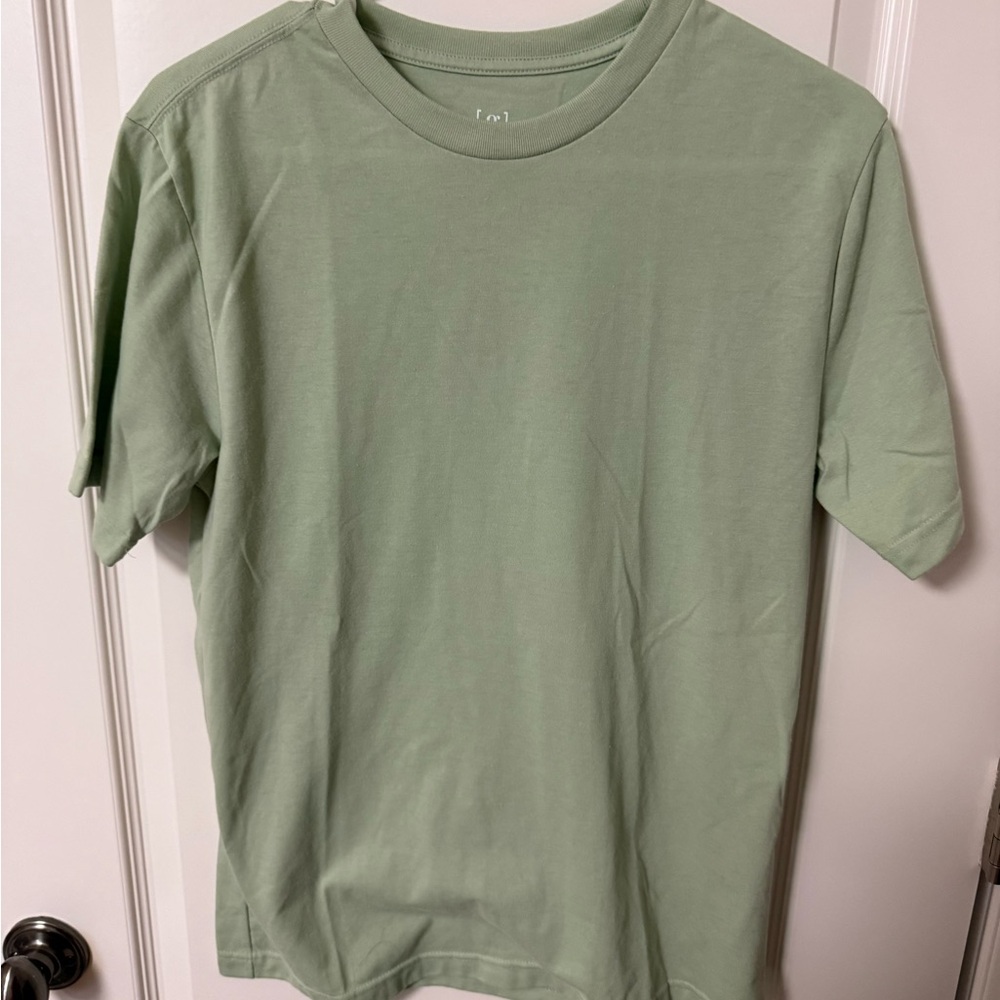 George Men's Short Sleeve Crew T‑Shirt in Sage Green